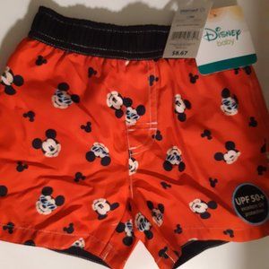 Baby boy Disney Mickey Mouse sz. 12m swim trunks